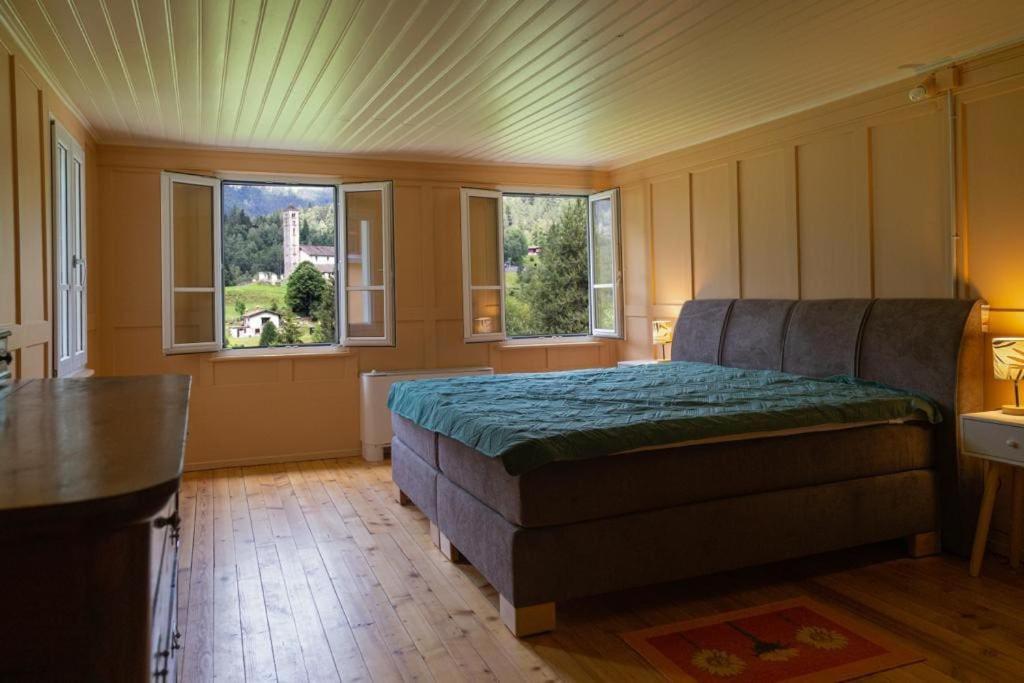 Casa Dorino - Luogo Idilliaco, Ideale Per Famiglie, Terrazza Ed Ampio Giardino, Vista Montagne, Sauna Privata Rodi Luaran gambar